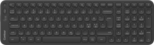 Contour Design Balance Mid-size Wireless Langaton Pohjoismainen Näppäimistö