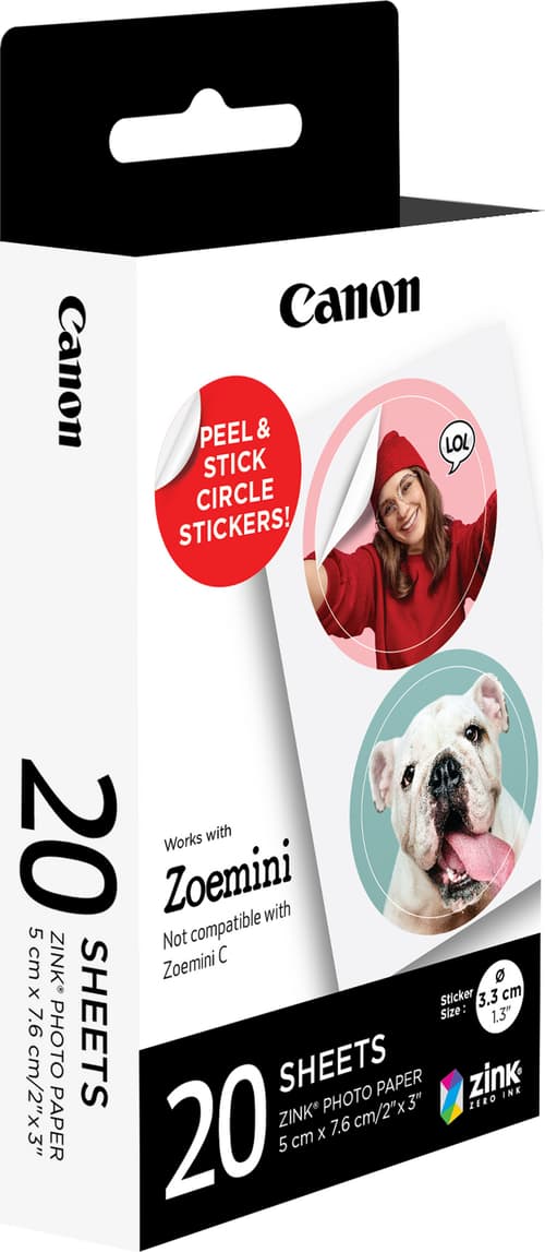 Canon Paperi: Zink Circle 20 Arkkia