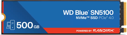 WD Blue SSD SN5100 500GB M.2 PCI Express 4.0 (NVMe)
