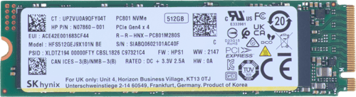 Hp 512gb Pcie Nvme Ssd
