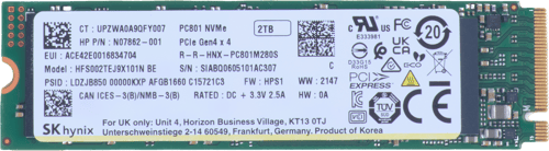HP - SSD - 2 TB - intern - M.2 2280 - PCIe 4.0 x4 (NVMe)