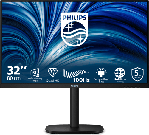 Philips 32b2n3500 31.5"" 2560 × 1440pixels Ips 16:9 100hz