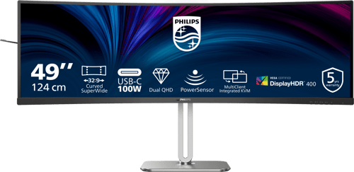 49b2u5900c Curved 48.8" 5120 X 1440pixels Va 32:9 75hz
