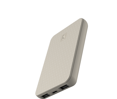 Gp Powerbank Plus 3-port 5000mah Creme 5000mah Gräddfärgad