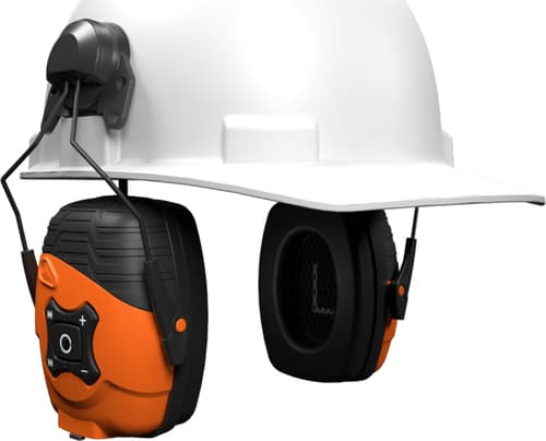 Isotunes Link 2.0 Headphones With Helmet Mount Stereo En 352 Certificeret Sort, Orange