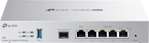 Tp-link Omada Pro G36 Langallinen Reititin Gigabitti Ethernet Harmaa