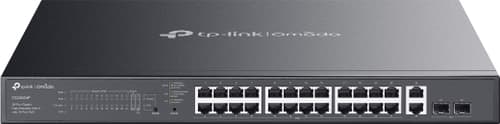 Tp-link Omada Es228gmp Verkkokytkin Hallittu L2 Gigabit Ethernet (10/100/1000) Power Over Ethernet -tuki Musta