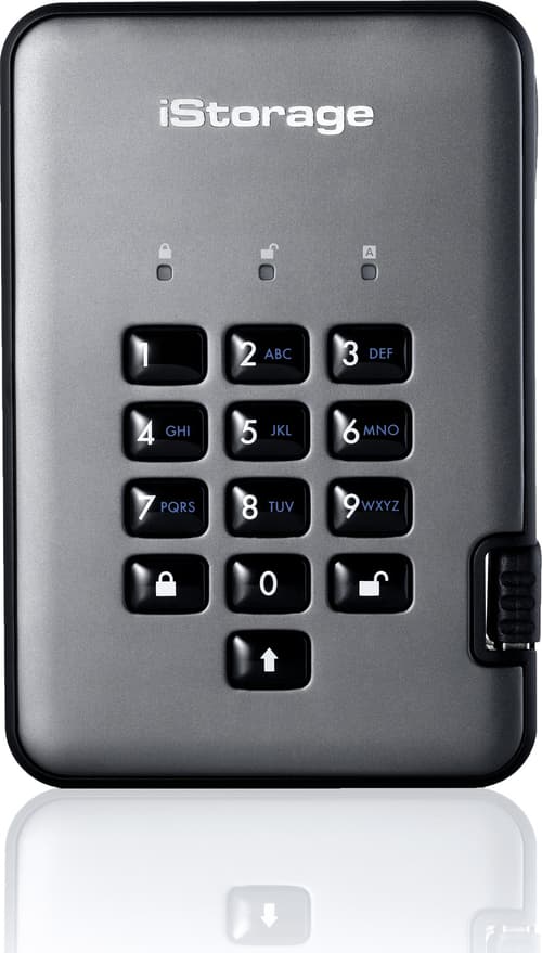Istorage Diskashur Pro2 256-bit 1tb Fips-3 Certified Musta