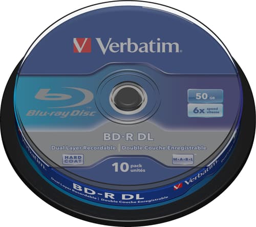 Verbatim 43746 Blank Blu-ray Disk Bd-r 50 Gb 10 Stk Bd-r 50gb 10pc(s)