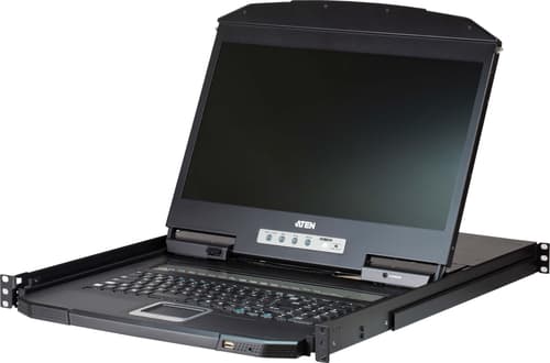 Aten Cl3108nx Telinekonsoli 47 Cm (18.5") 1366 X 768 Pikseliä Metalli, Muovi Musta 1u