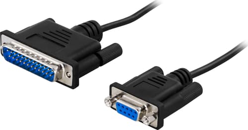 Deltaco Del-32e-b 3m. Db25 Db9 Sort billede