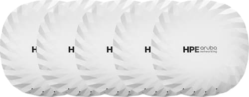 Hpe Aruba Networking Ap-735 (rw) Tri Radio 2x2 Wi-fi 7 Internal Antennas 5-pack Campus Access Point White Power Over Ethernet (poe)