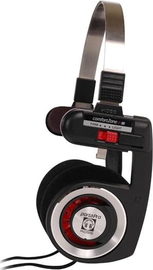 Koss Portapro - Red Stereo Rød, Sort