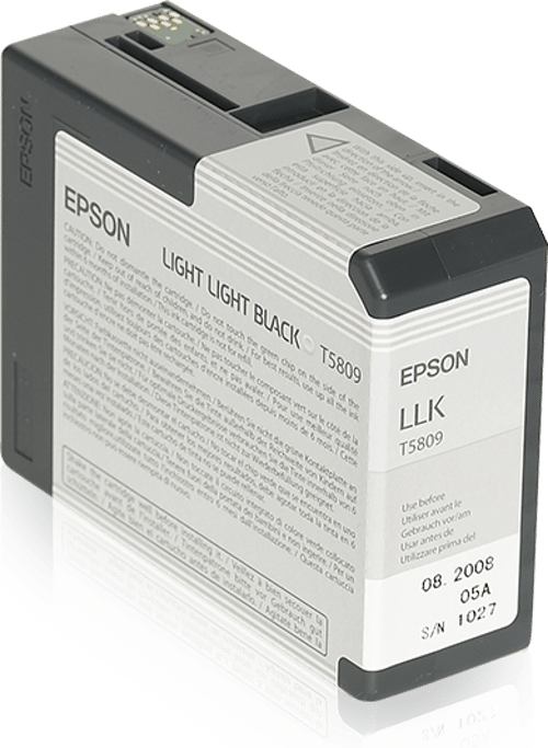 Epson Blæk Ljus Light Sort T5809 - Pro 3800