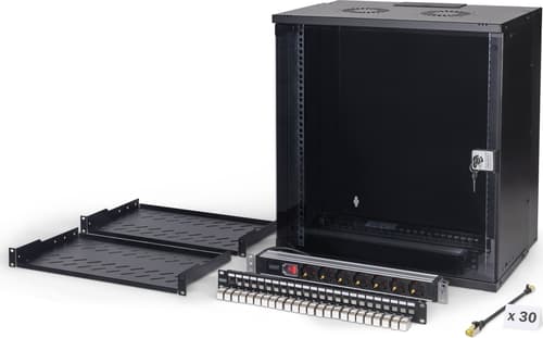 Digitus Network Rack Bundle 19 tommer 12u