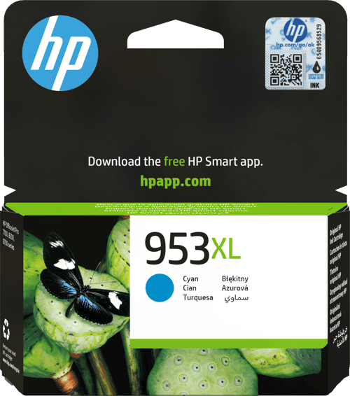 Hp Muste Syaani 953xl – Officejet Pro 8710/8720/8730/8740