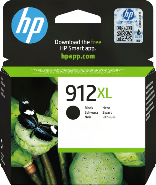 Hp Blæk Sort 912xl 825 Pages - Officejet Pro 8022/8024/8025