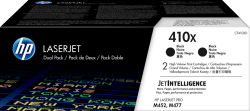 Hp Toner Black 410x 6.5k - Color Laserjet M452/m477 2-pack