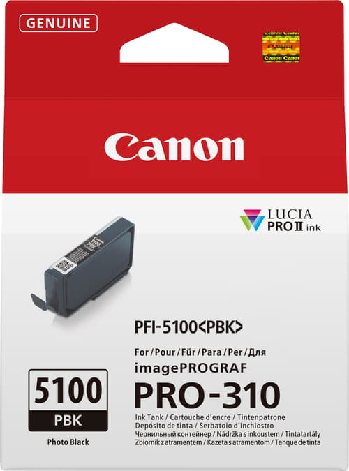 Canon Bläck Foto Svart Pfi-5100mbk