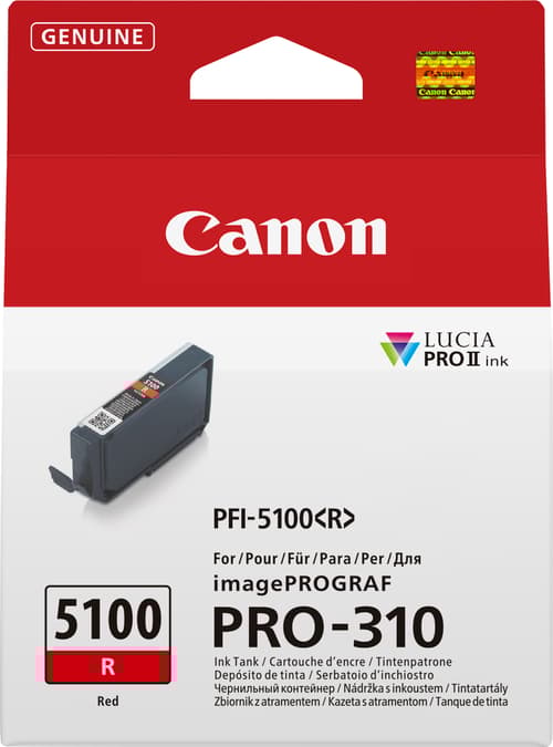 Canon Punainen Muste Pfi-5100r