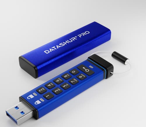 Istorage Datashur Pro Usb3 256gb Usb-muisti Usb A-tyyppi 3.2 Gen 1 (3.1 Gen 1) Sininen 256gb Usb-a Sininen