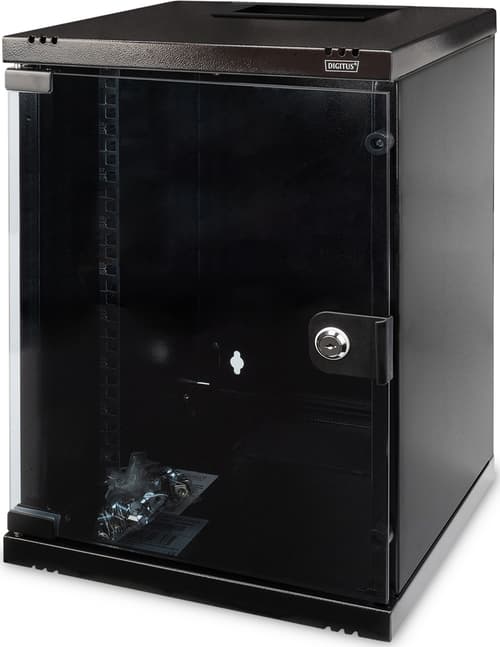DIGITUS 9U - Wall-mounted housing 254 mm (10") - 312x300 mm (WxD)