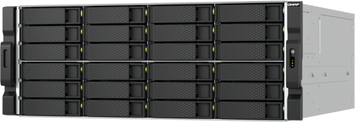 Qnap Ts-h2477axu-rp Lagringsserver Stativ (4u) Amd Ryzen™ 7 7745 32 Gb Ddr5 0 Tb Qnap Qts Sort, Grå