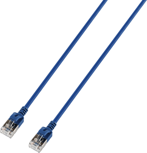 Prokord Slim Network Cable / Patch Cord Lszh Rj-45 Cat 6a 25m Sininen