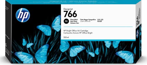 Hp Blæk Foto Sort No.766 300ml - Dj 3600/3600dr