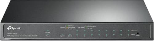 Tp-link Tl-sg1210mpe Netværksswitch Administreret L2 Gigabit Ethernet (10/100/1000) Strøm Over Ethernet (poe) Sort
