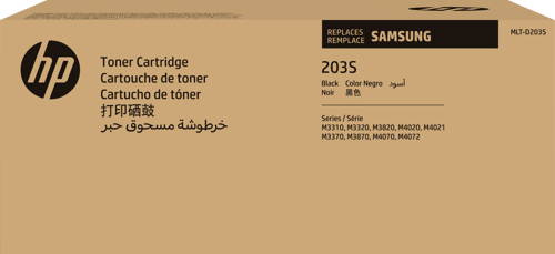 Hp Samsung Toner Svart Mlt-d203s 3k - M3320/m3370/m3820