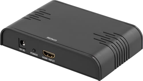 Deltaco Adapter Hdmi Scart Sort billede