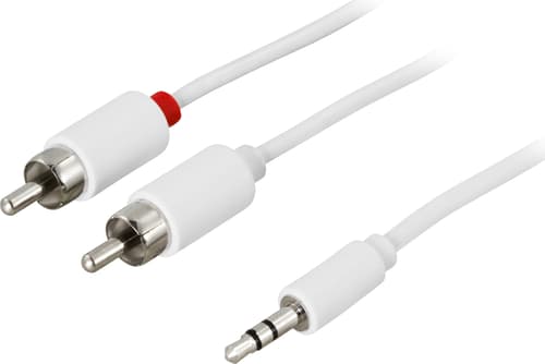 Deltaco Audio 3.5mm - 2xrca 5m. 3,5mm Rca billede