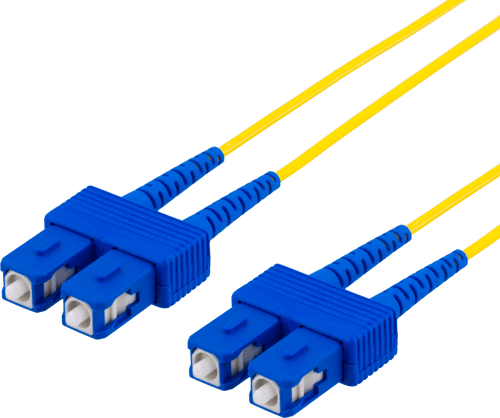 Deltaco Fiberoptisk Kabel 15m 2 X Sc 2 X Sc Os2