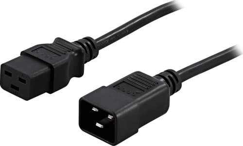 Deltaco Del-112pa 3m. C19 C20 Sort billede