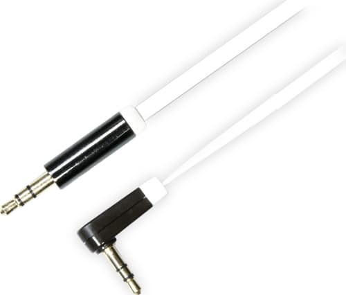 Deltaco Audio 3.5mm Male - 3.5mm Male Angled 1m. 3,5mm 3,5mm billede