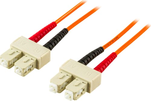 Deltaco Fiberoptisk Kabel 25m 2 X Sc 2 X Sc Om1