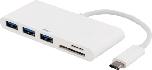 Deltaco Usbc-hub Usb-c 2.0 Usb-c 2.0