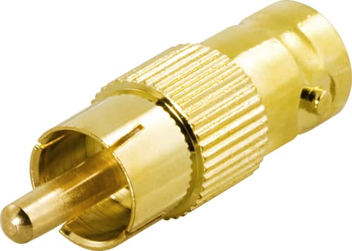 Deltaco Adapter Bnc Bnc Guld billede