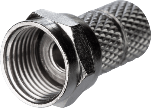 Deltaco Adapter F-type Sølv billede