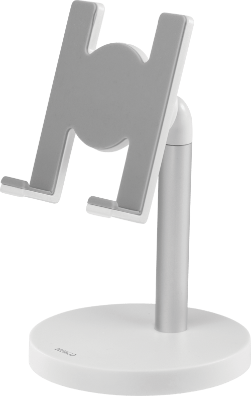 Deltaco Bordstativ Til Mobil/tablet Hvid billede