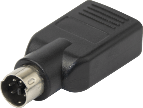 Deltaco Tastatur-/ Musadapter Ps/2 Usb billede