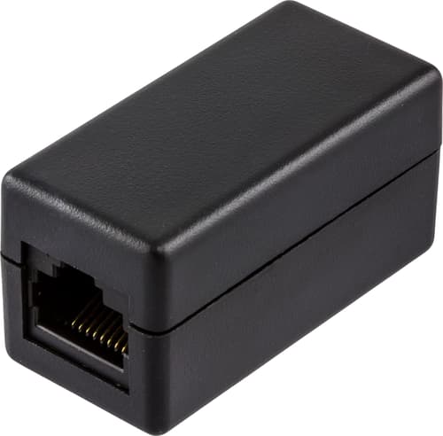 Deltaco Adapter Rj-45 Cat 5e Sort billede