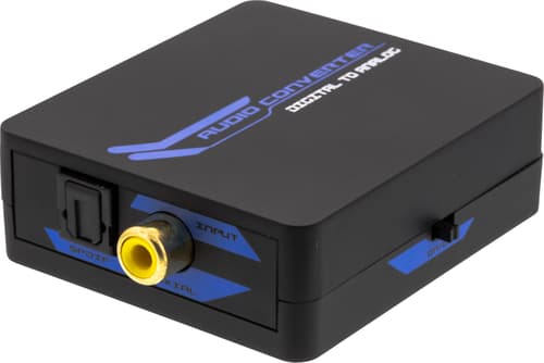 DELTACO audio converter from digital to analog with 3,5mm, black