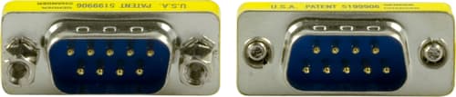 Deltaco Seriel Gender Changer Db9 Db9 Sølv billede