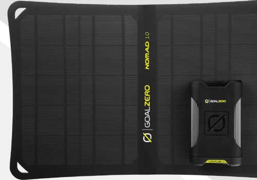 Goal Zero Venture 35 Solar Kit Musta