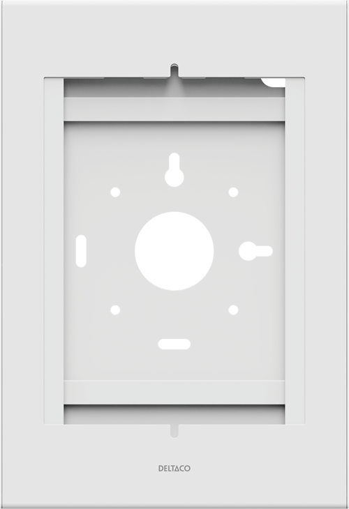 Deltaco Monteringsplade Til Tablets Med Tyverisikring, Vægmonterbar, Hvid billede