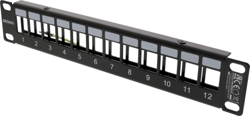 Deltaco Patchpanel Sort 1u