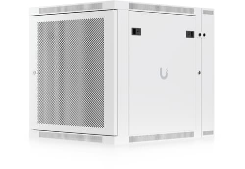Ubiquiti 19 tommer Rack Cabinet 12 U 70 Cm Med Perforeret Frontdør Og Svingbar Bagdør