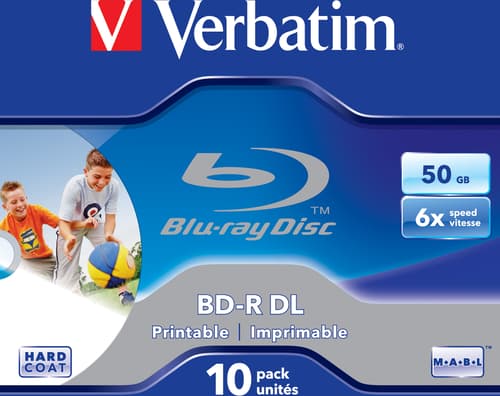Verbatim 43736 Blank Blu-ray Disk Bd-r 50 Gb 10 Stk Bd-r 50gb 10pc(s)